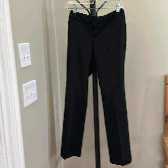 banana republic martin fit dress pants Banana Republic Martin Fit Womens Dress Pants Size 2 S Black Wool Blend
